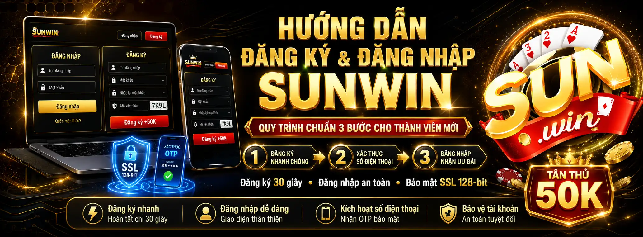 Hướng Dẫn Đăng Ký & Đăng Nhập Sunwin Nhận 50K Tân Thủ An Toàn 5 Hướng Dẫn Đăng Ký & Đăng Nhập Sunwin Nhận 50K Tân Thủ An Toàn