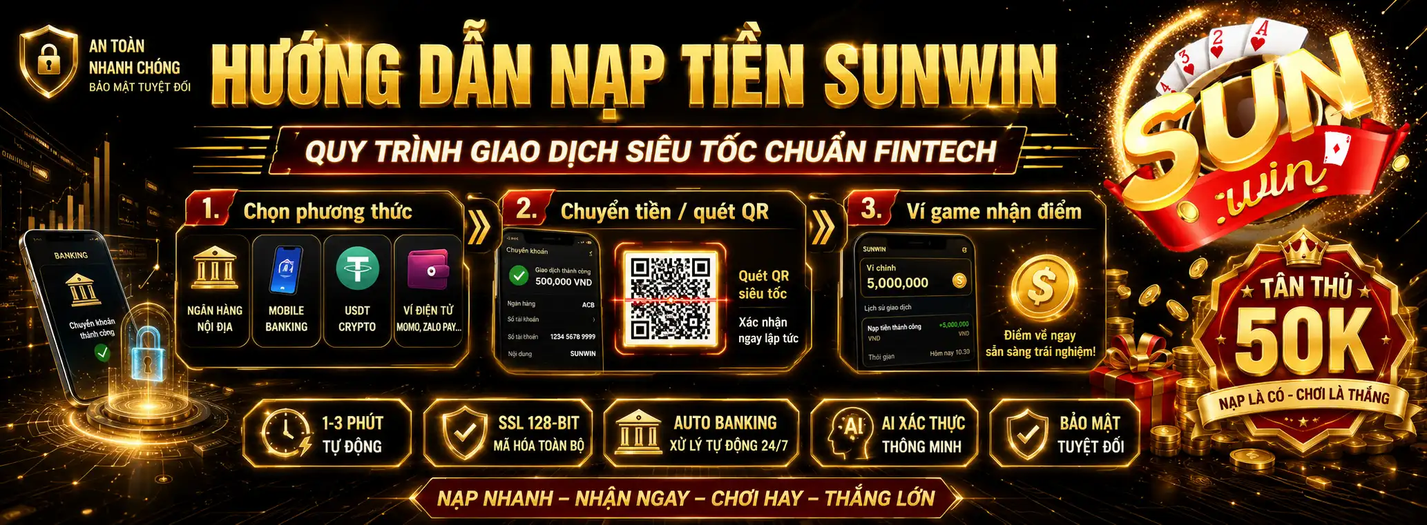 Hướng Dẫn Nạp Tiền Sunwin – Quy Trình Giao Dịch Siêu Tốc Chuẩn Fintech 3 Hướng Dẫn Nạp Tiền Sunwin – Quy Trình Giao Dịch Siêu Tốc Chuẩn Fintech